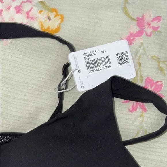 Lululemon Black Sports Bra medium support